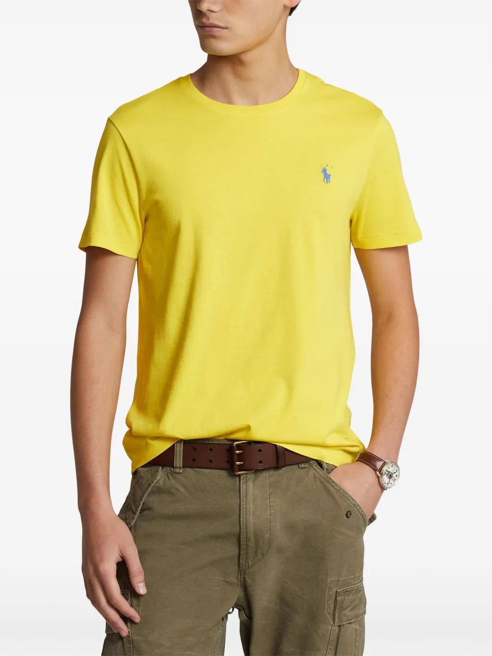 JERSEY CREWNECK T-SHIRT