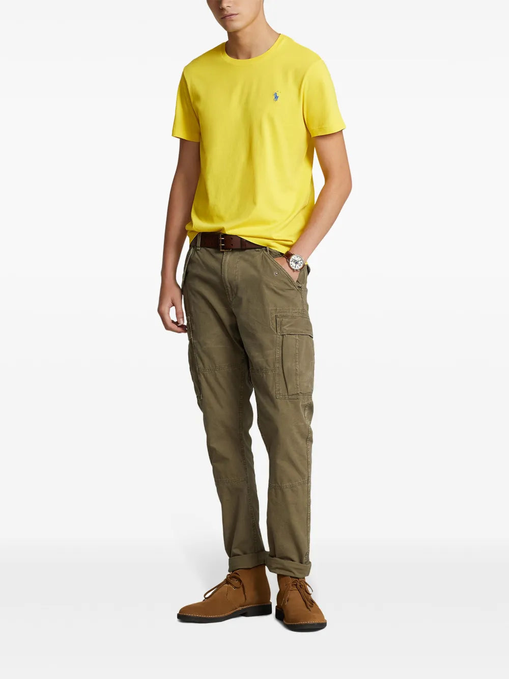 JERSEY CREWNECK T-SHIRT