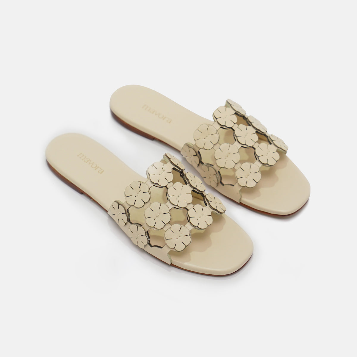 ALLEGRA OFF WHITE SANDALS