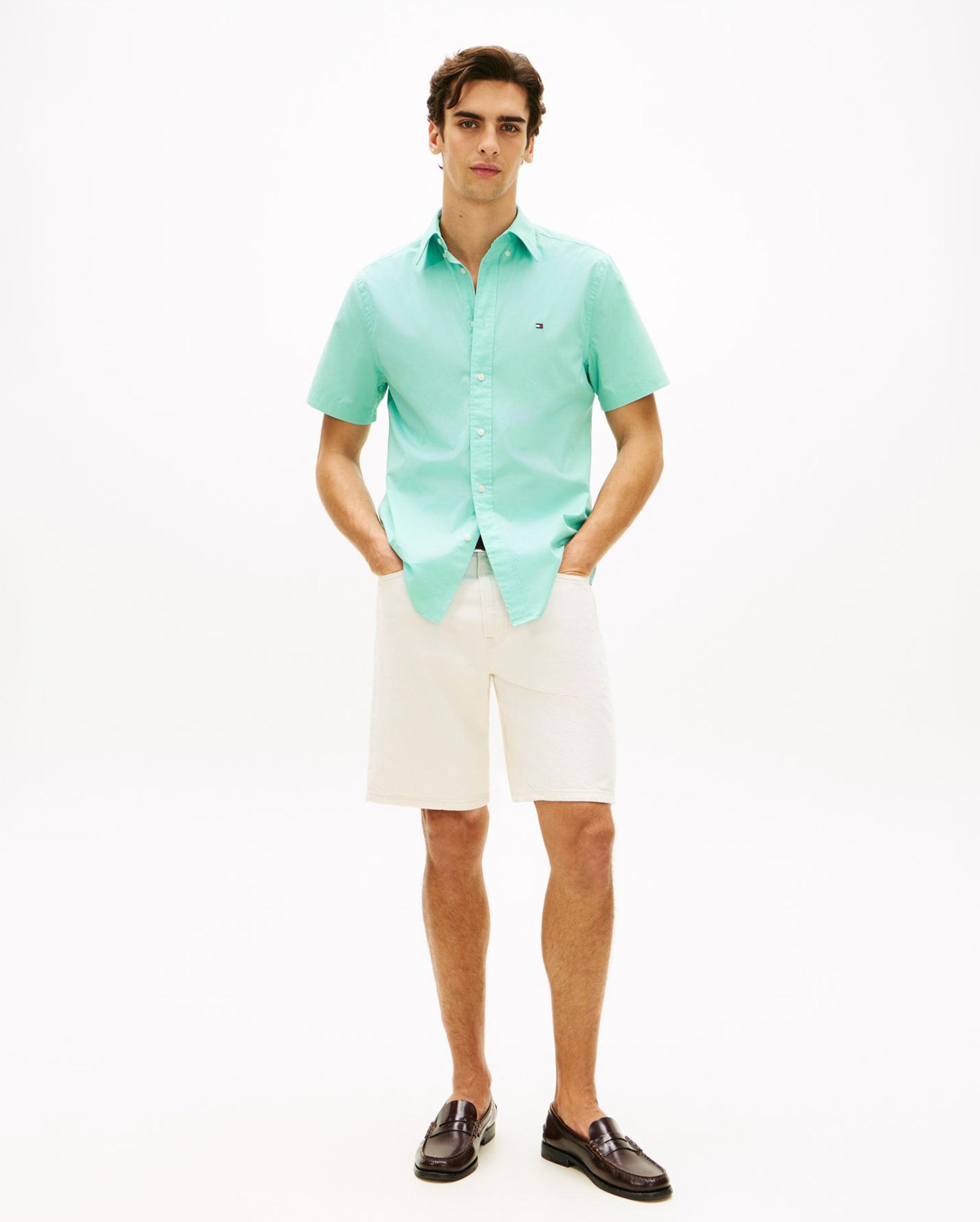 FLEX POPLIN SOLID SHIRT