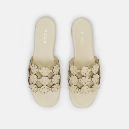 ALLEGRA OFF WHITE SANDALS