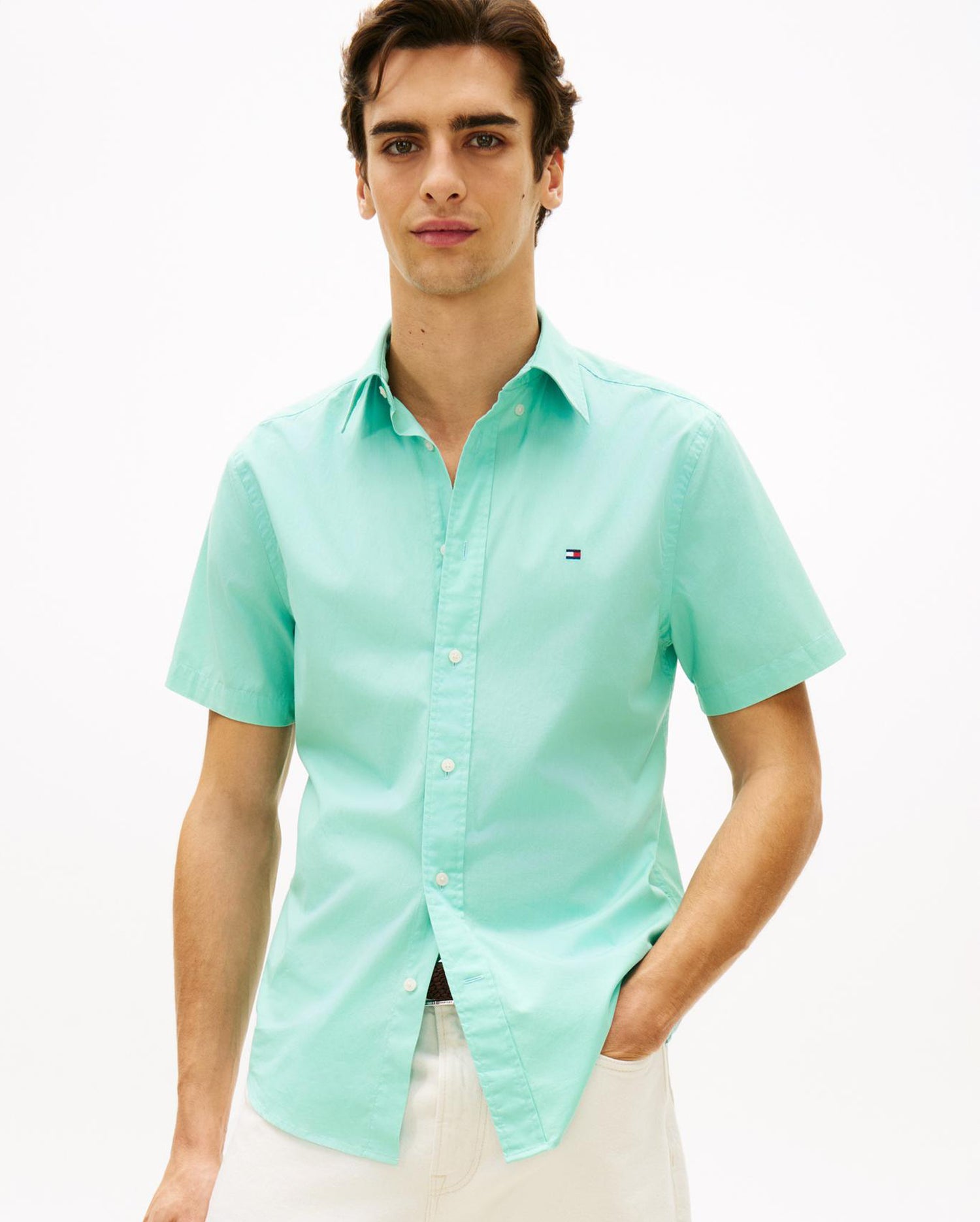 FLEX POPLIN SOLID SHIRT