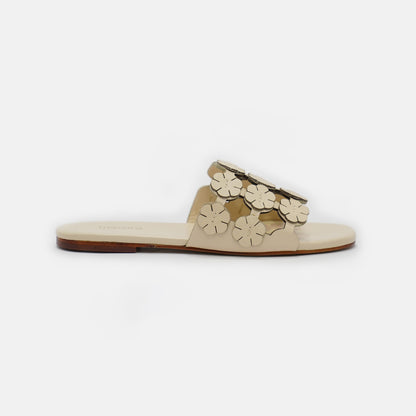 ALLEGRA OFF WHITE SANDALS