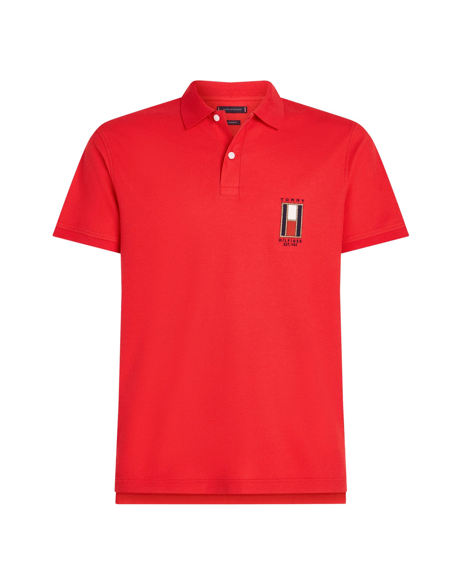 REGULAR VERTICAL FLAG POLO SHIRT