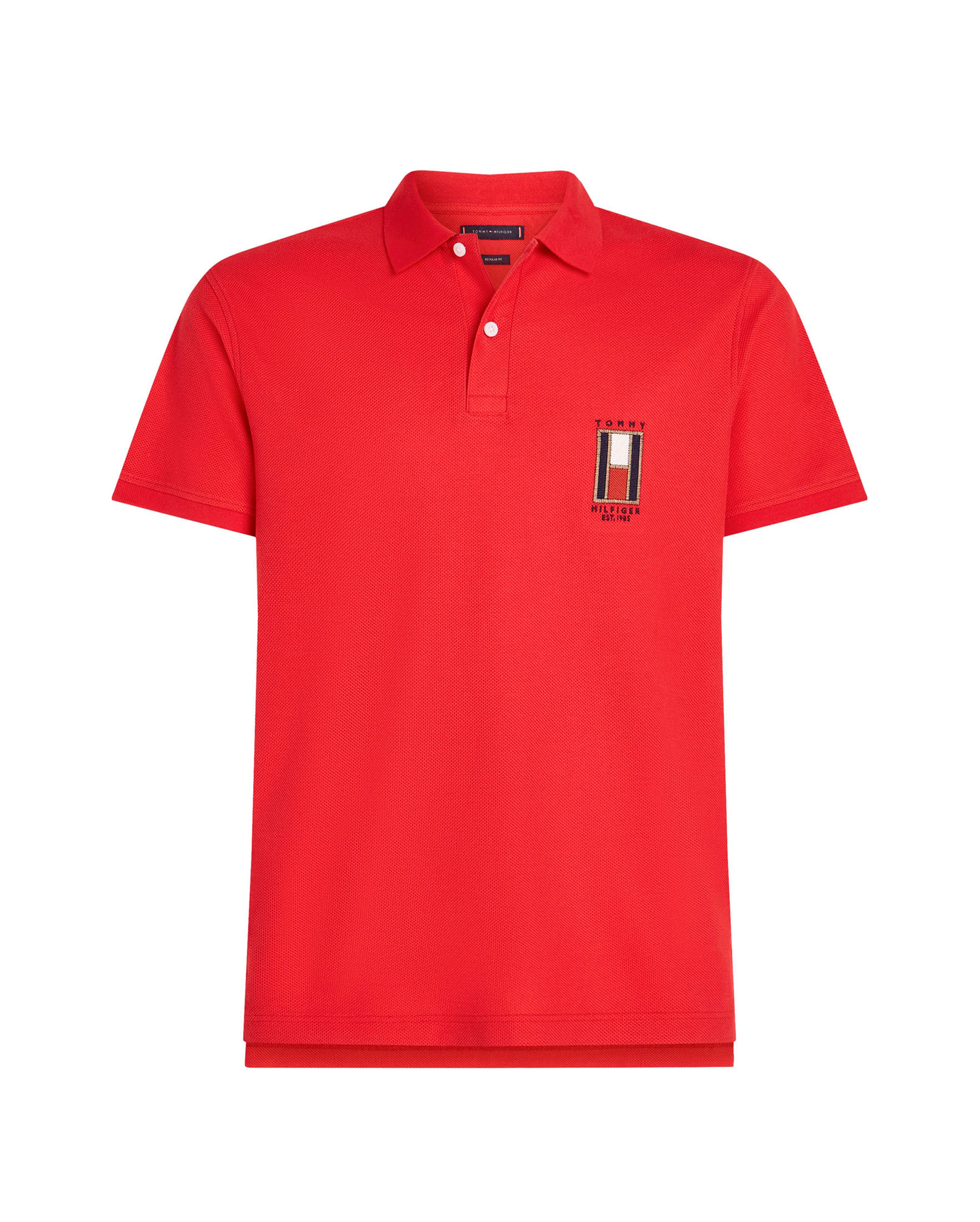 REGULAR VERTICAL FLAG POLO SHIRT