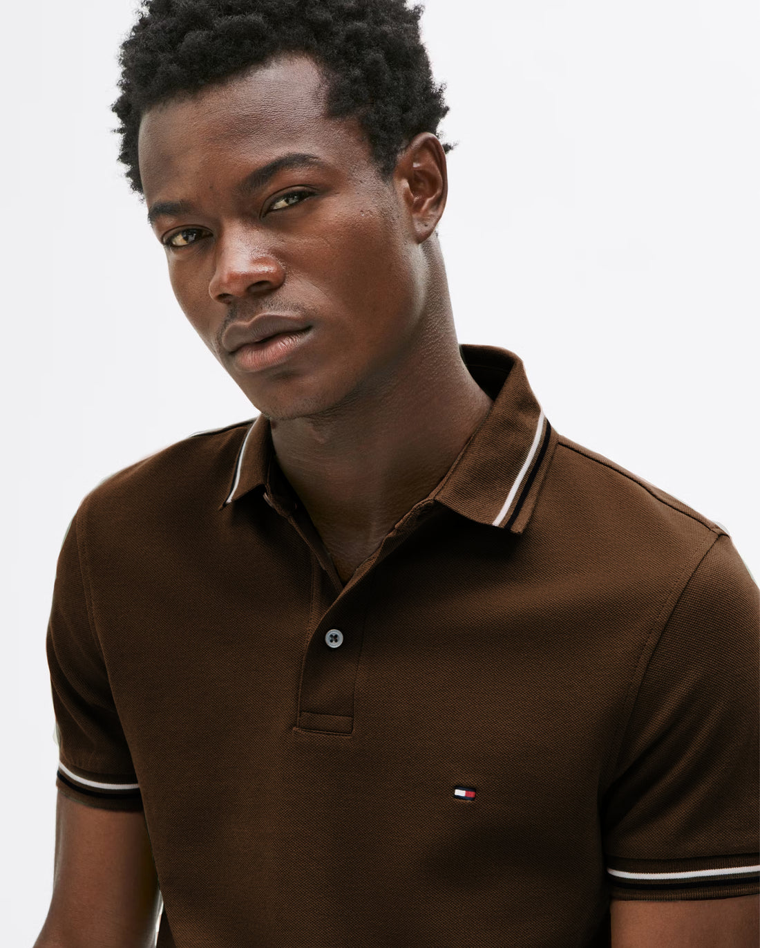 TIPPED SLIM FIT SEASONAL POLO