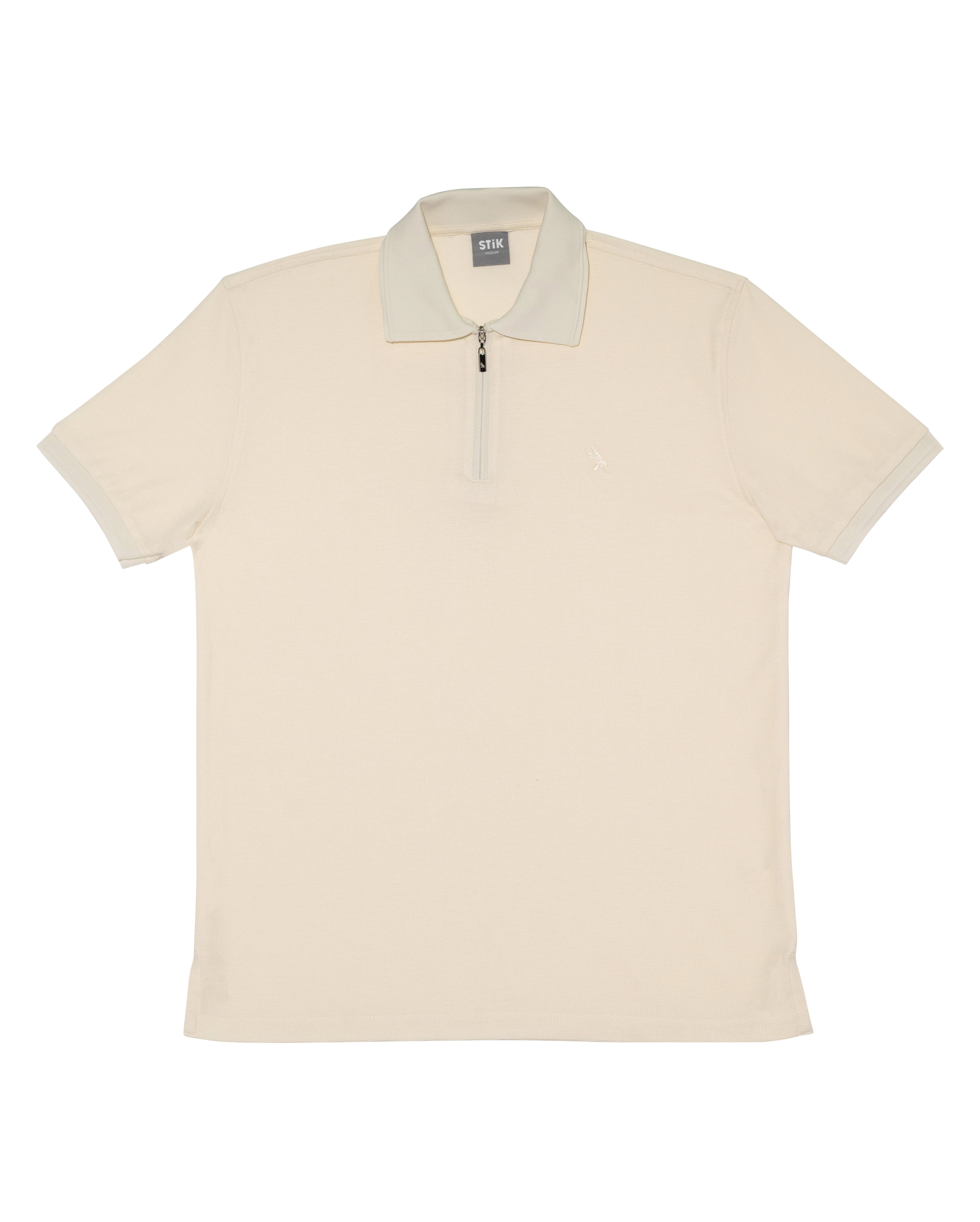 WAFFLE ZIPP POLO
