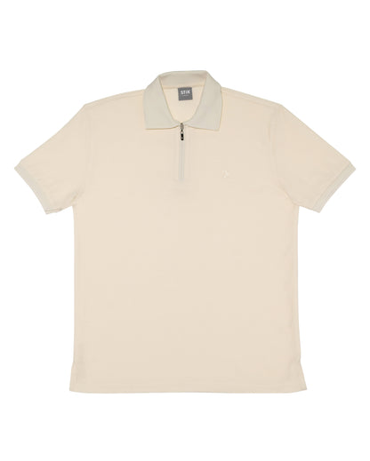 WAFFLE ZIPP POLO