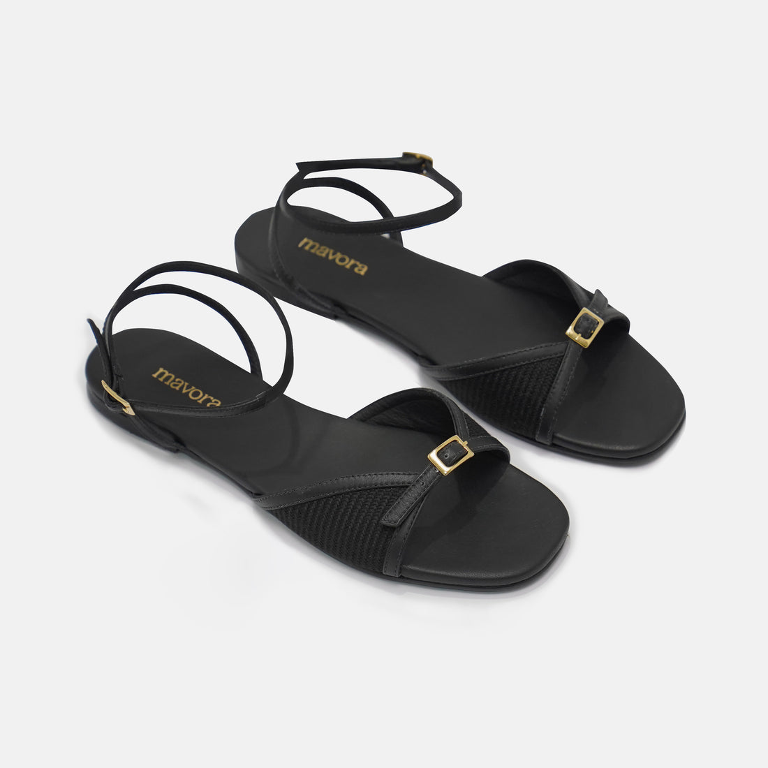 FINA BLACK SANDALS