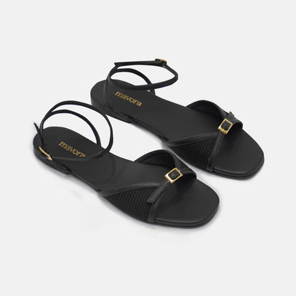 FINA BLACK SANDALS