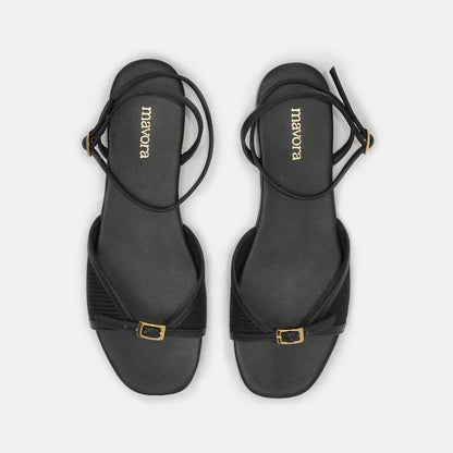 FINA BLACK SANDALS