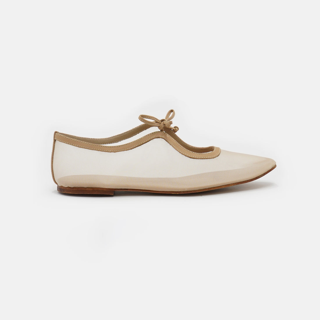 BIANCA NUDE FLATS