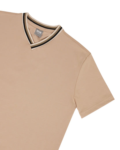 V-NECK LINES T-SHIRT