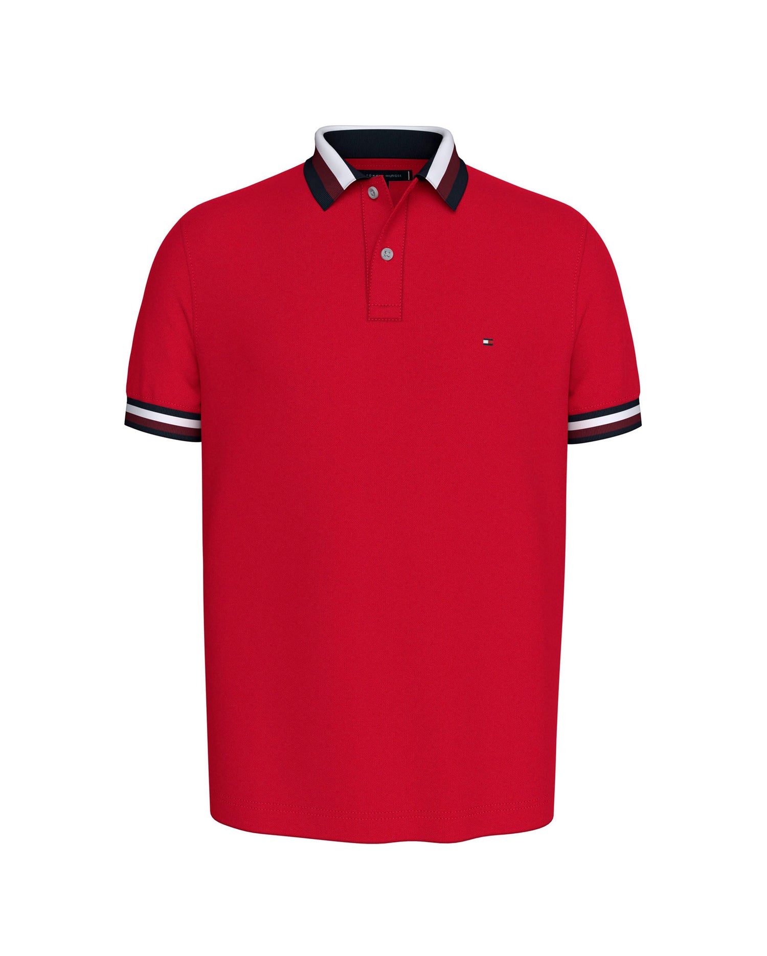 TWO TONE SHADOW COLLAR POLO