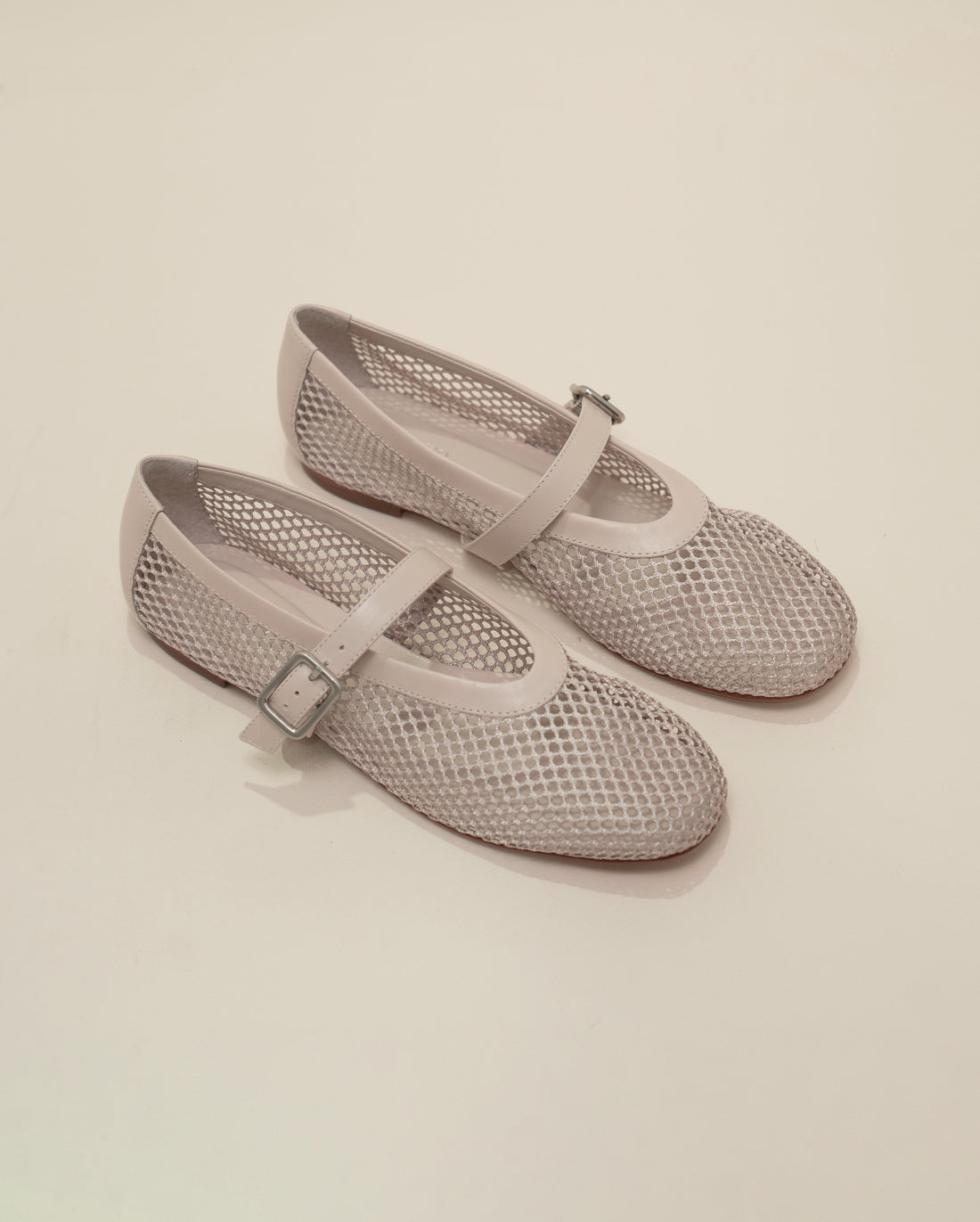 MESH WHITE FLATS