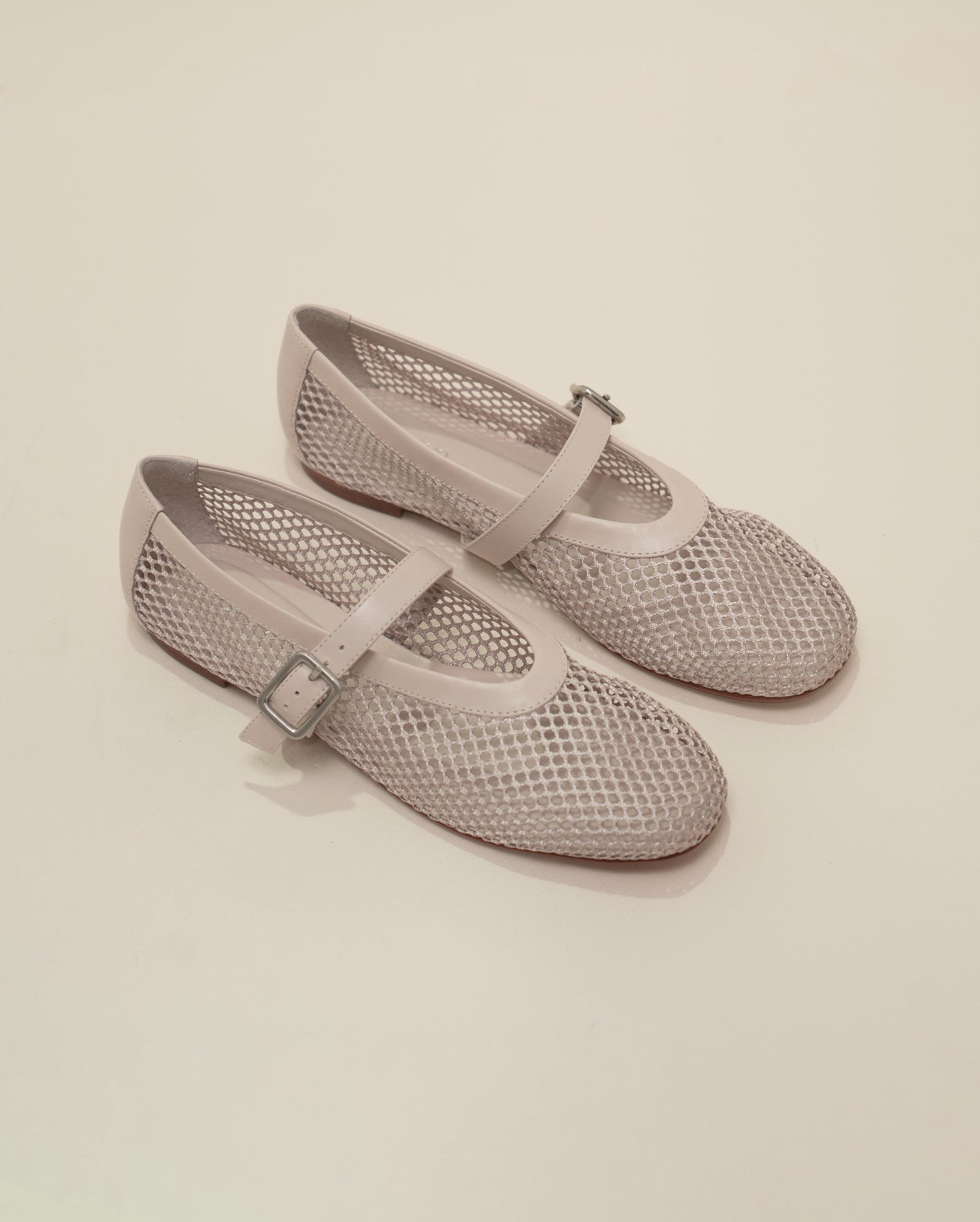 MESH WHITE FLATS