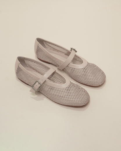 MESH WHITE FLATS