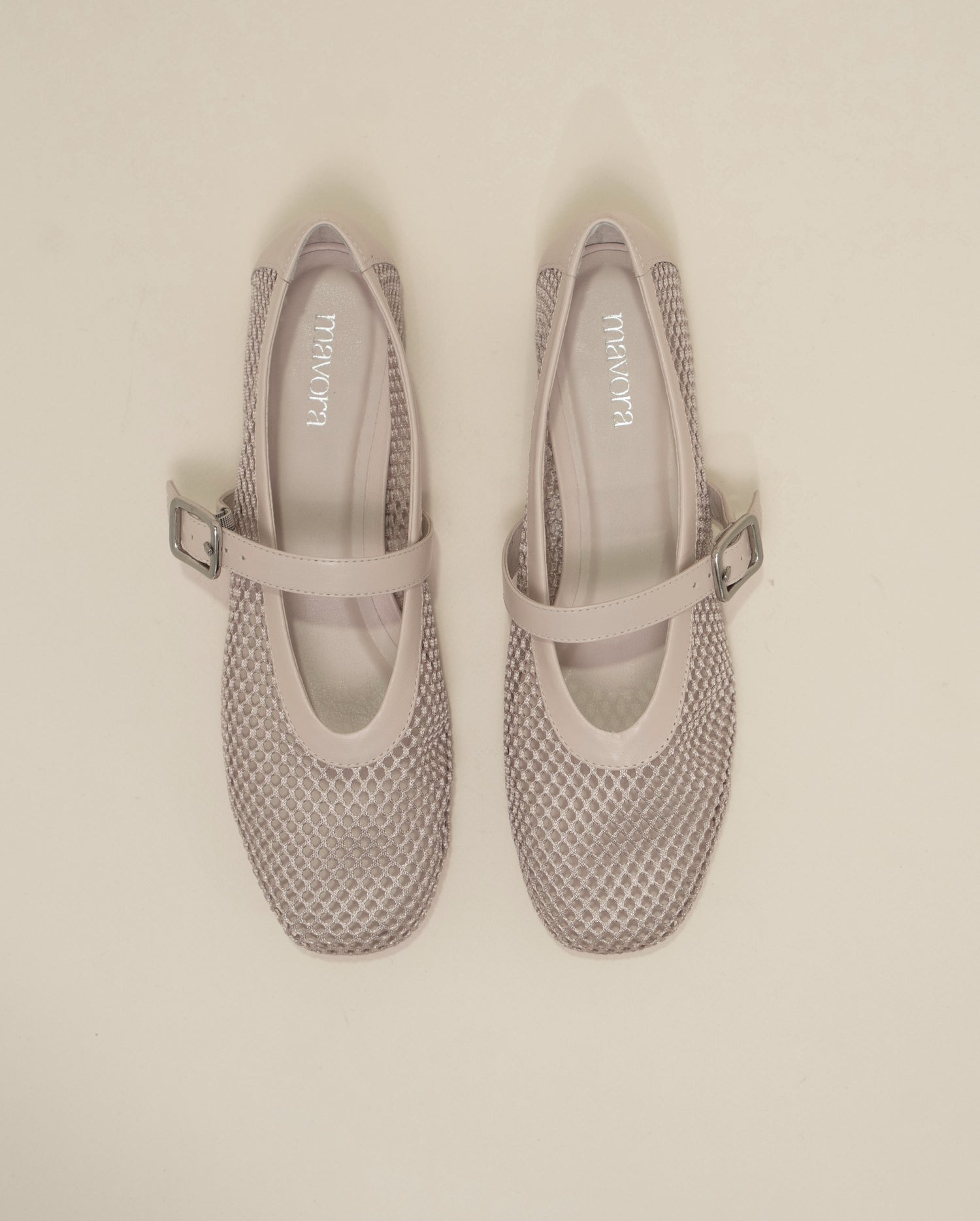 MESH WHITE FLATS