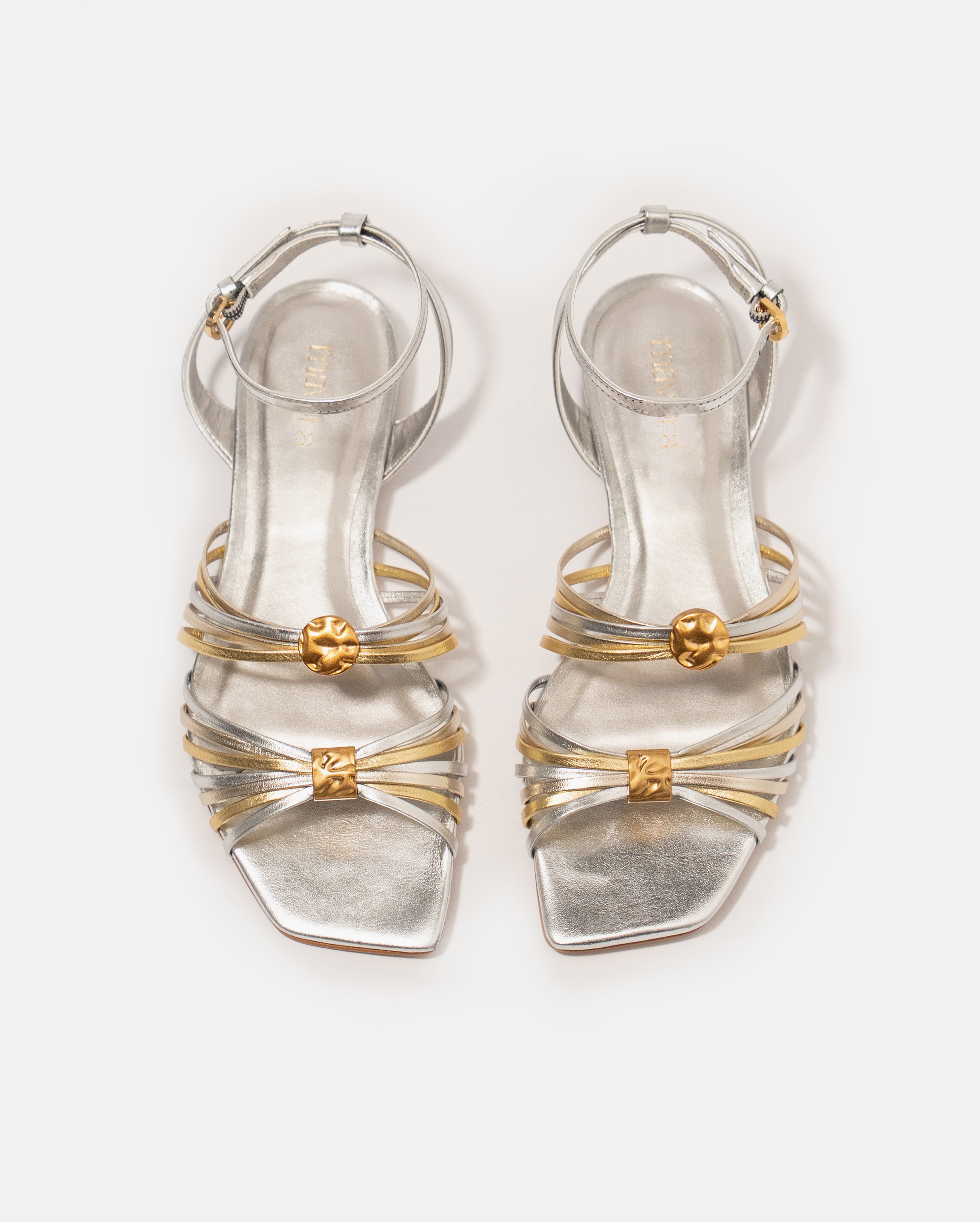 SANDALIAS SILVER-GOLD