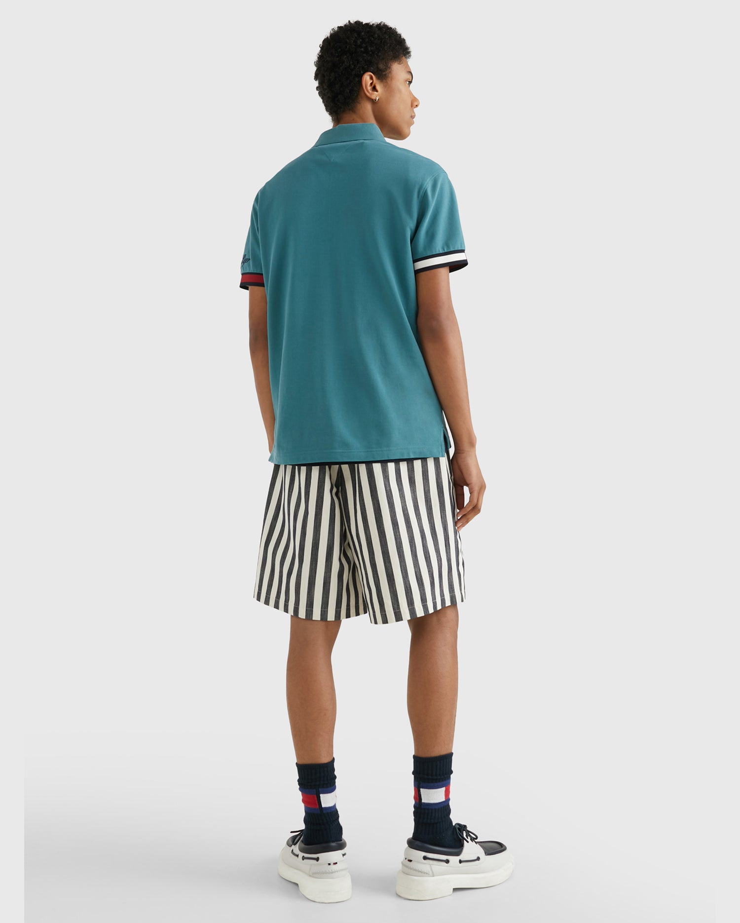 FLAG CUFF SLIM POLO