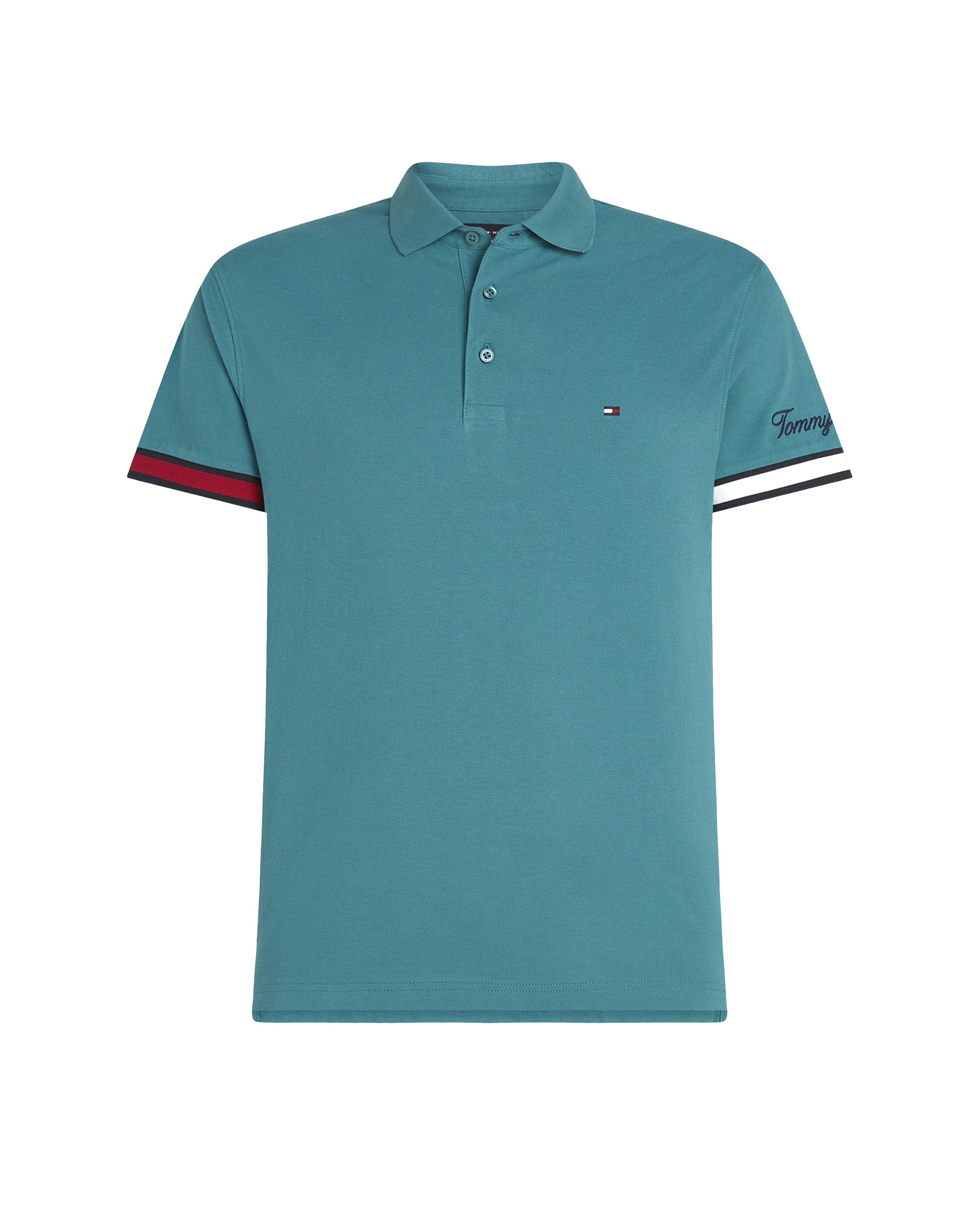 FLAG CUFF SLIM POLO