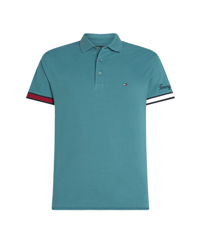 FLAG CUFF SLIM POLO