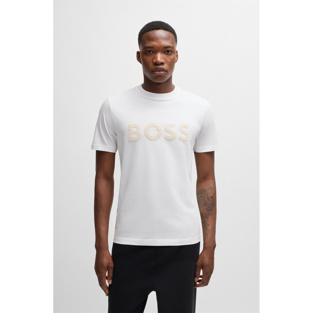 T-SHIRT WITH LOGO MIRROR EFFECT