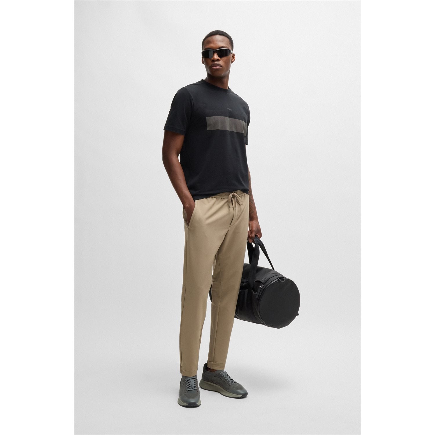 COTTON T-SHIRT WITH FLAG DESIGN