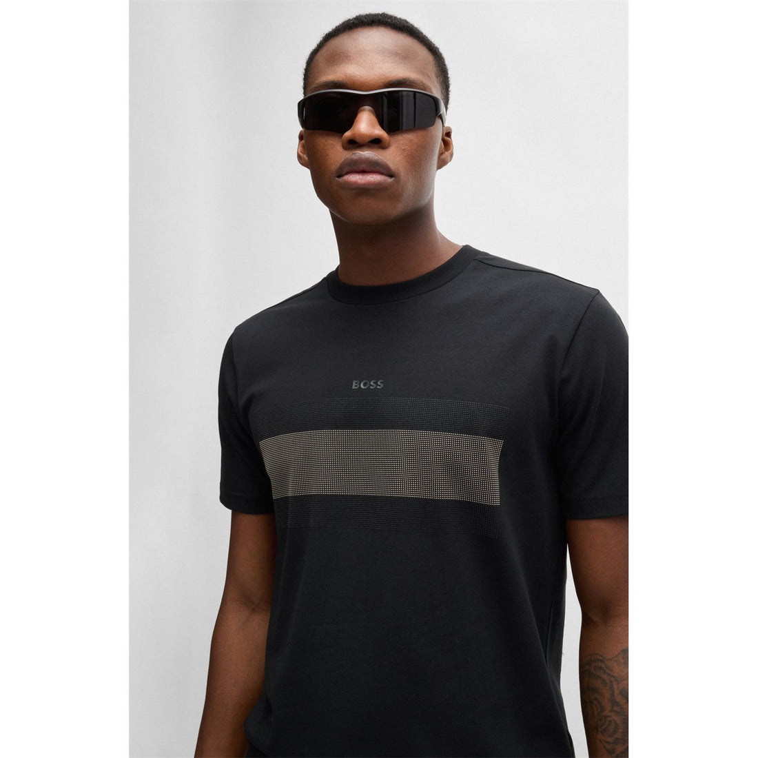 COTTON T-SHIRT WITH FLAG DESIGN