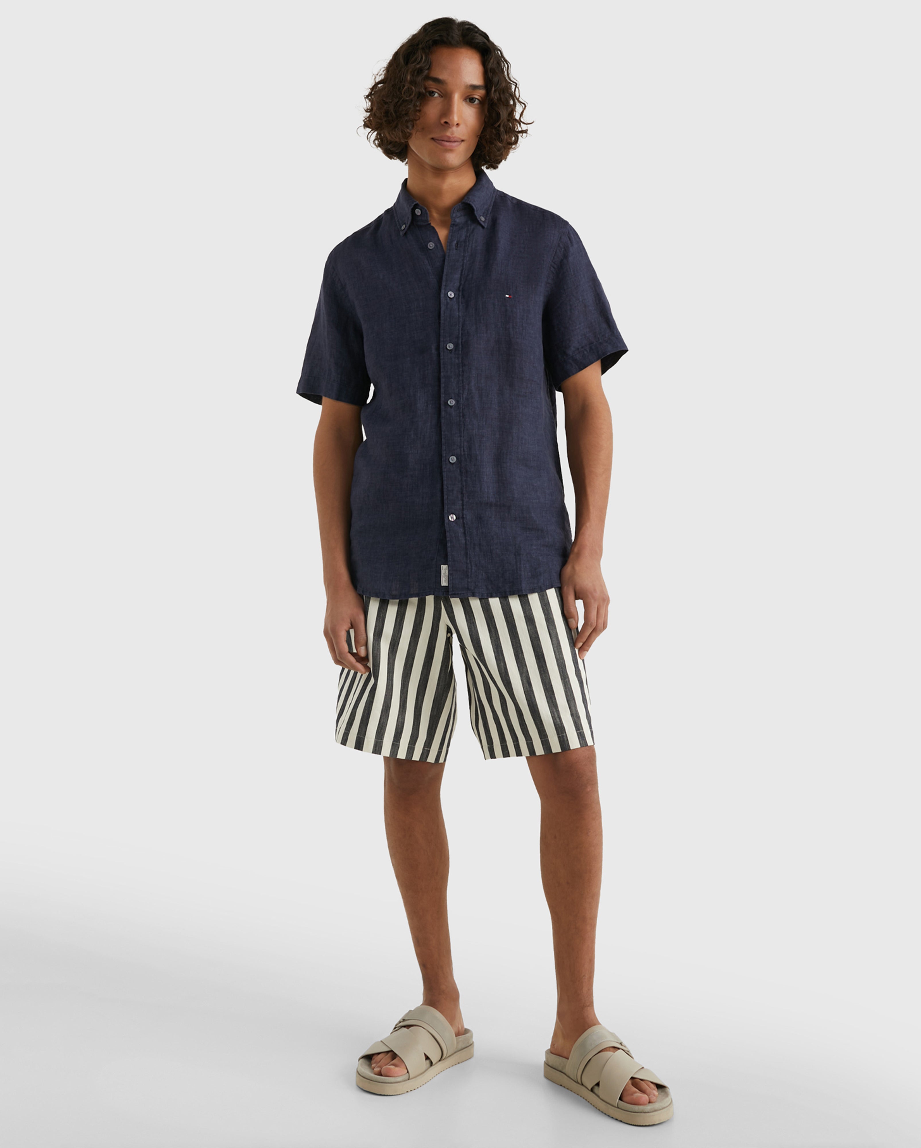 PIGMENT DYED LINEN SHIRT