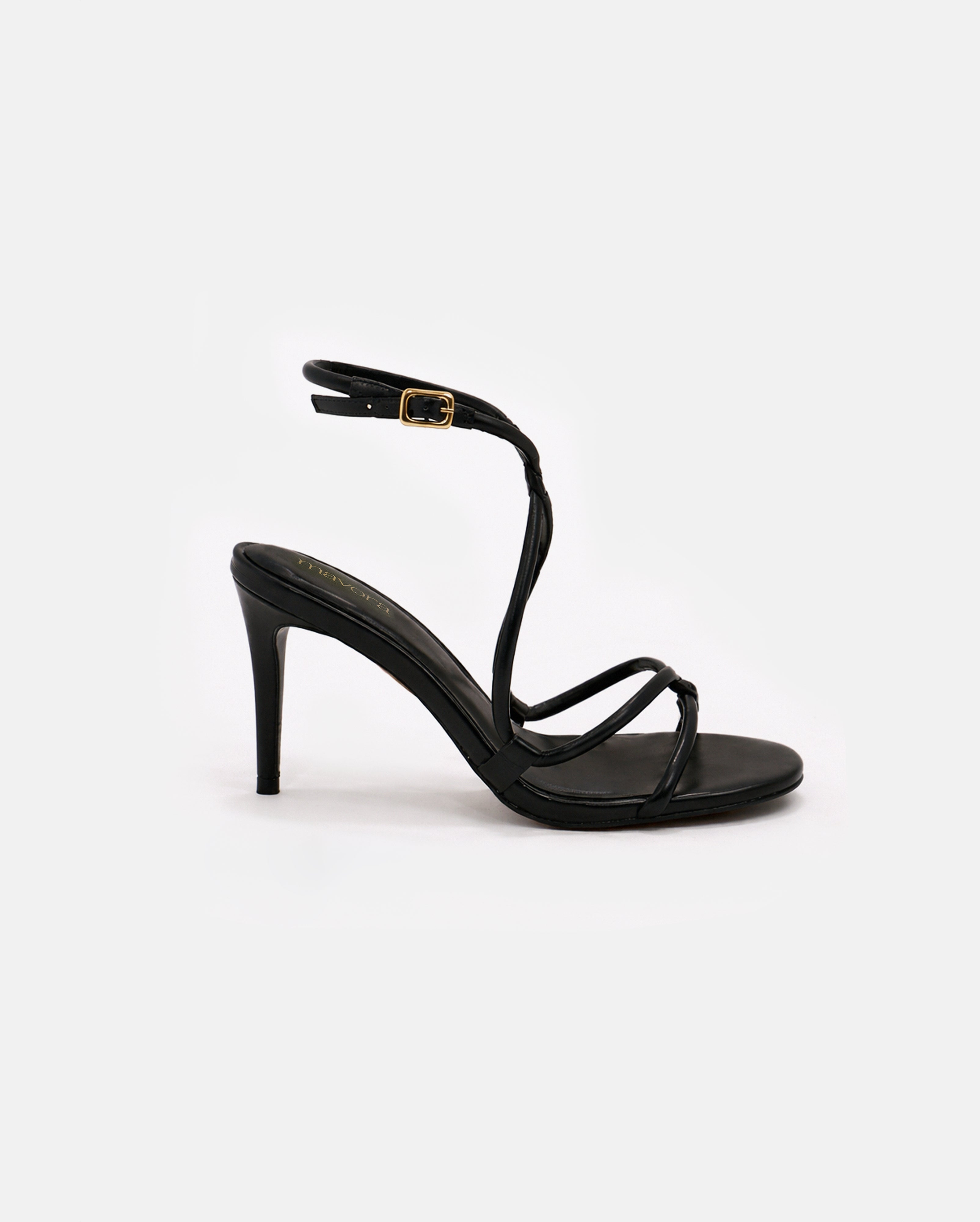SANDALIAS DE TACÓN BLACK