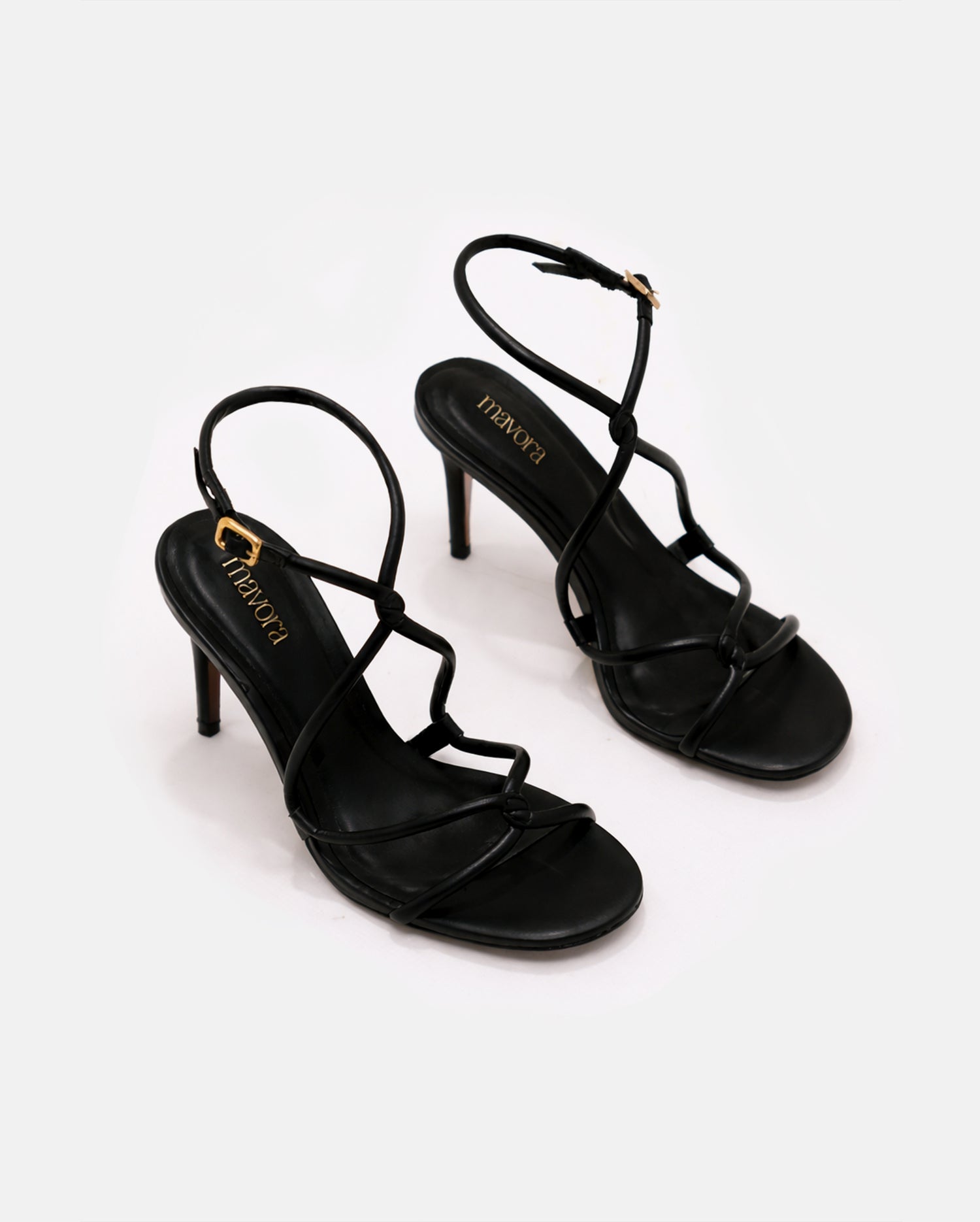 SANDALIAS DE TACÓN BLACK