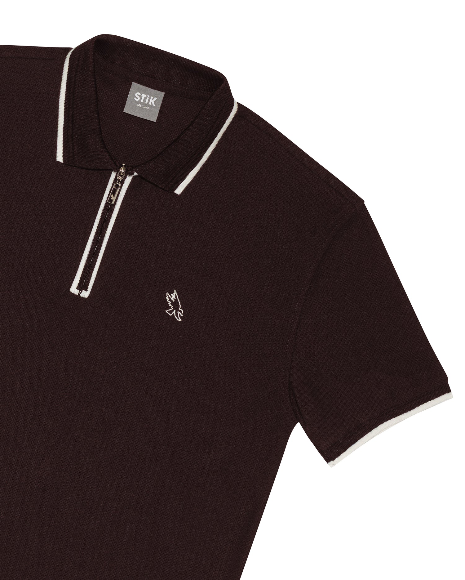 WAFFLE POLO ZIPP
