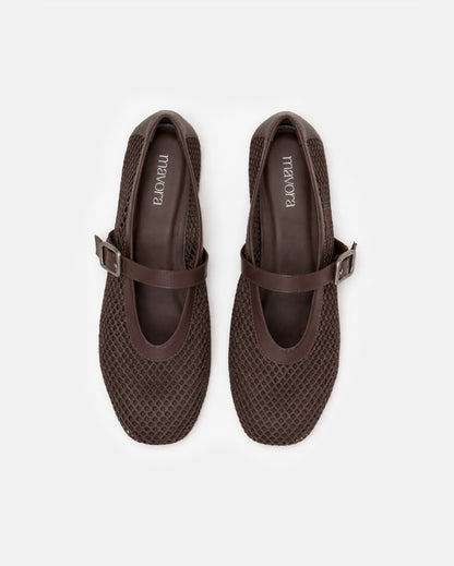 MESH MOCHA FLATS