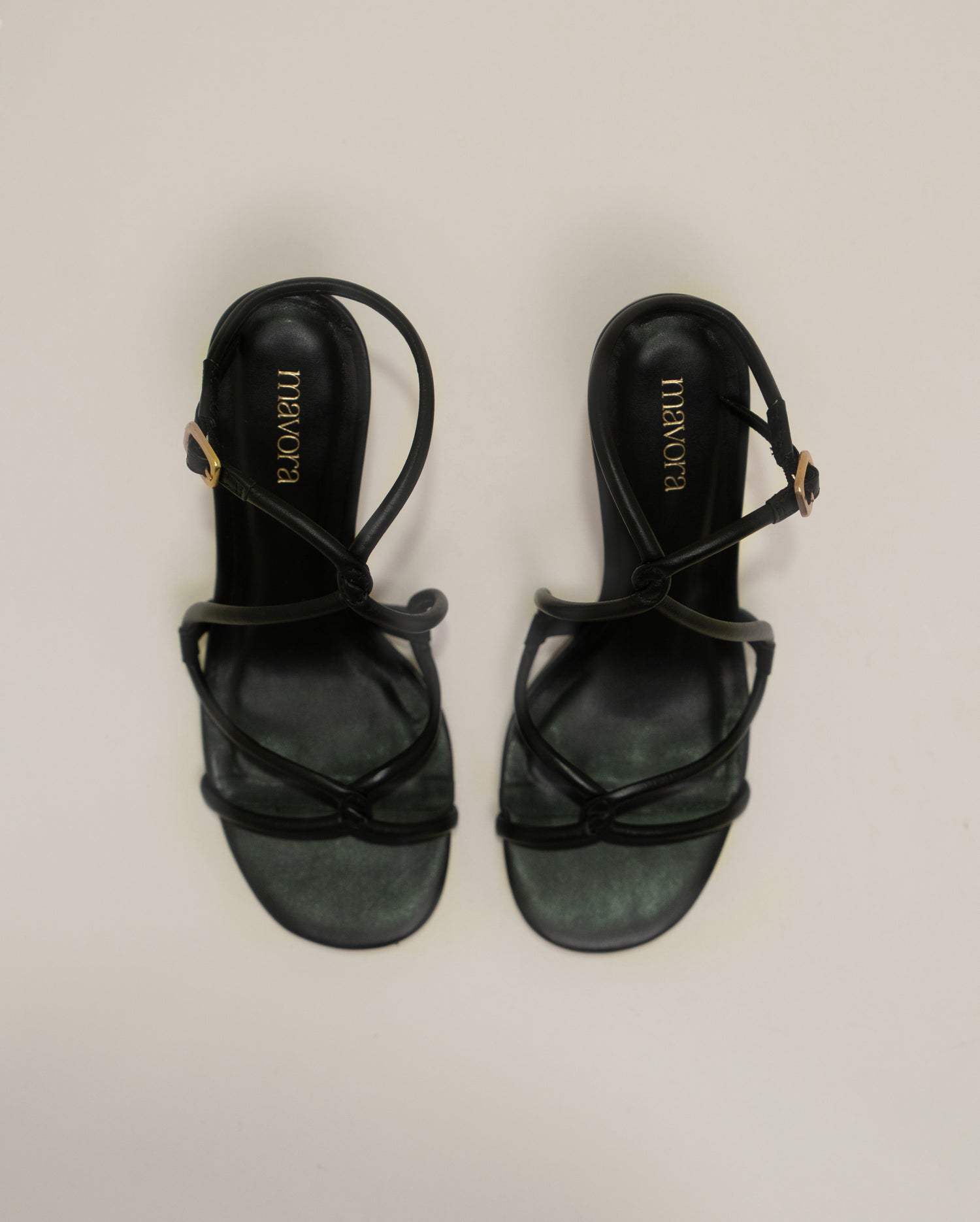 SANDALIAS DE TACÓN BLACK