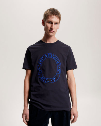 EMBROIDERY ROUNDEL TEE