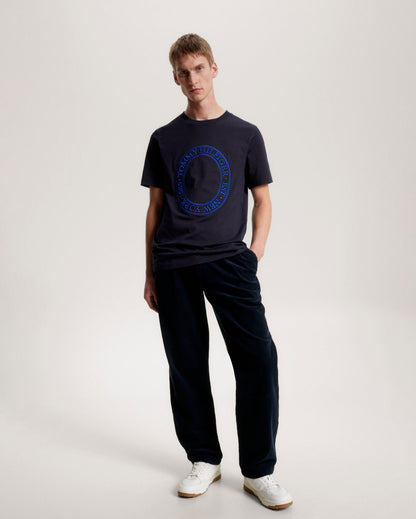EMBROIDERY ROUNDEL TEE