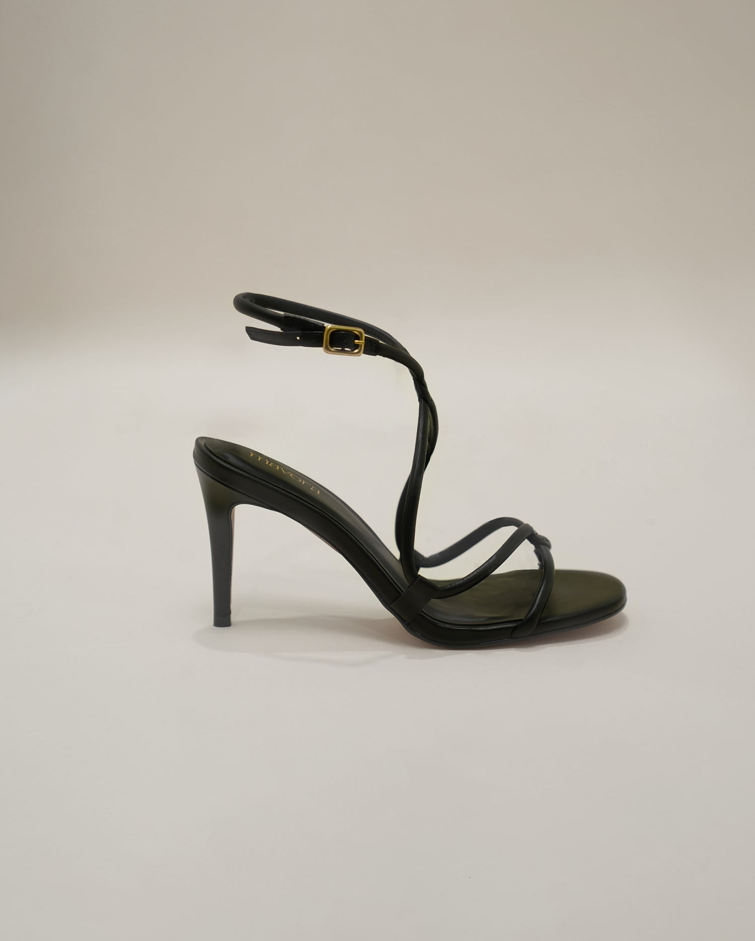 SANDALIAS DE TACÓN BLACK