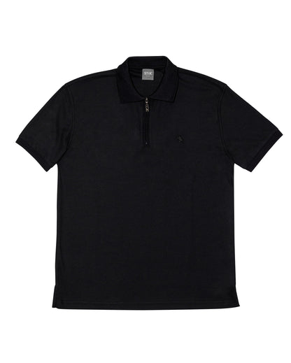 WAFFLE ZIPP POLO
