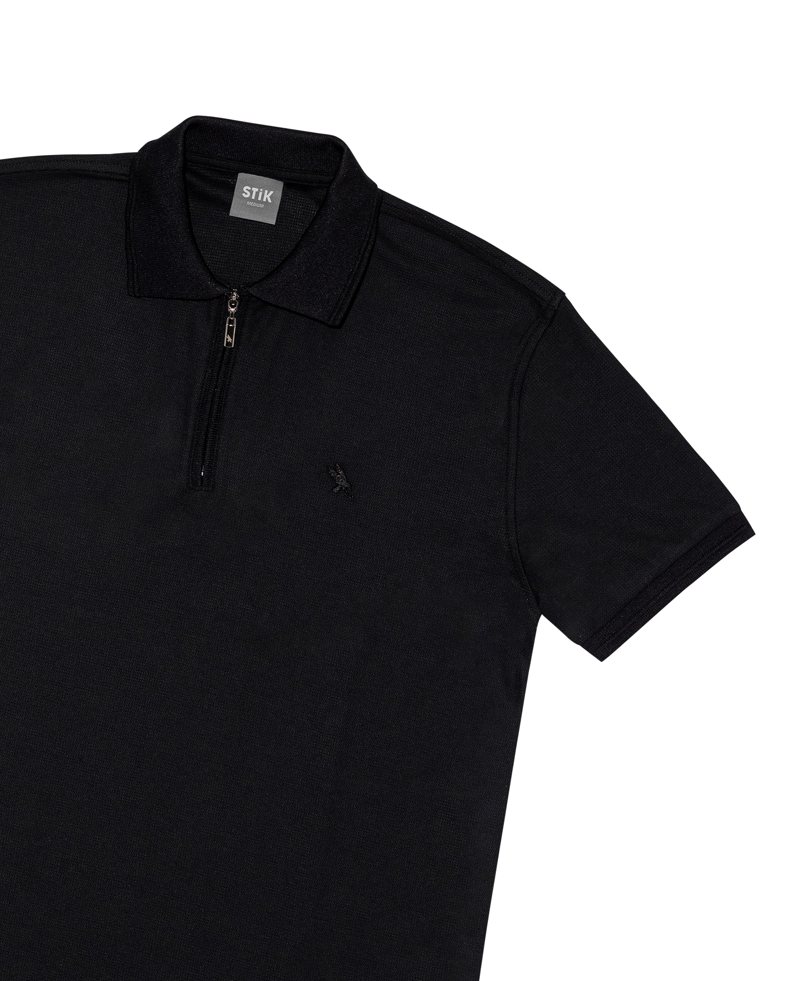WAFFLE ZIPP POLO