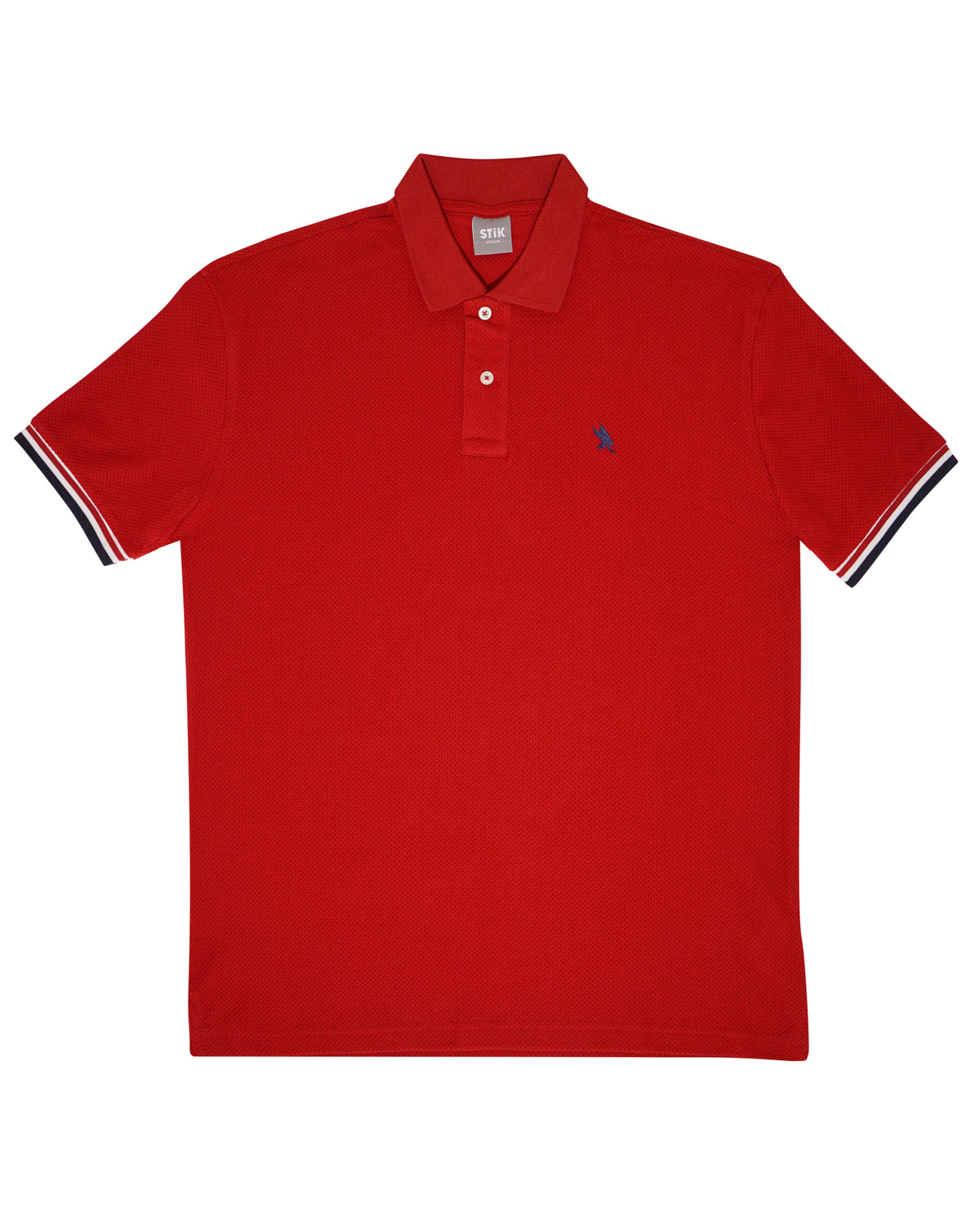 STRIPED CUFF POLO