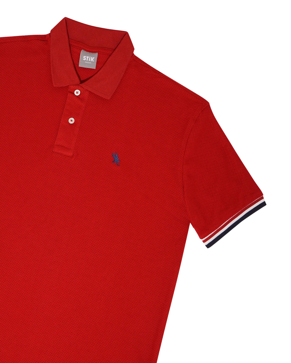 STRIPED CUFF POLO