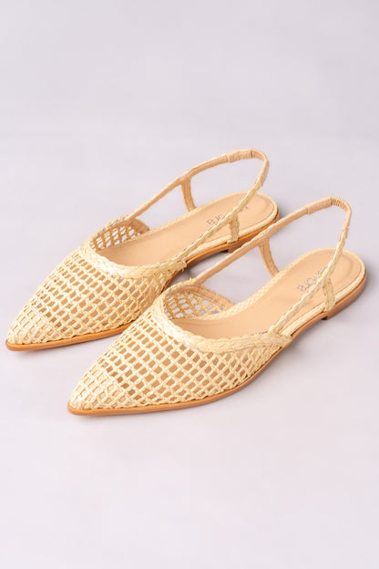 ARISSA RAFFIA FLAT