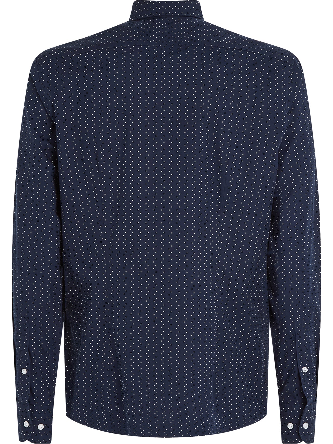 TWO TONE DOT PRINT SHIRT