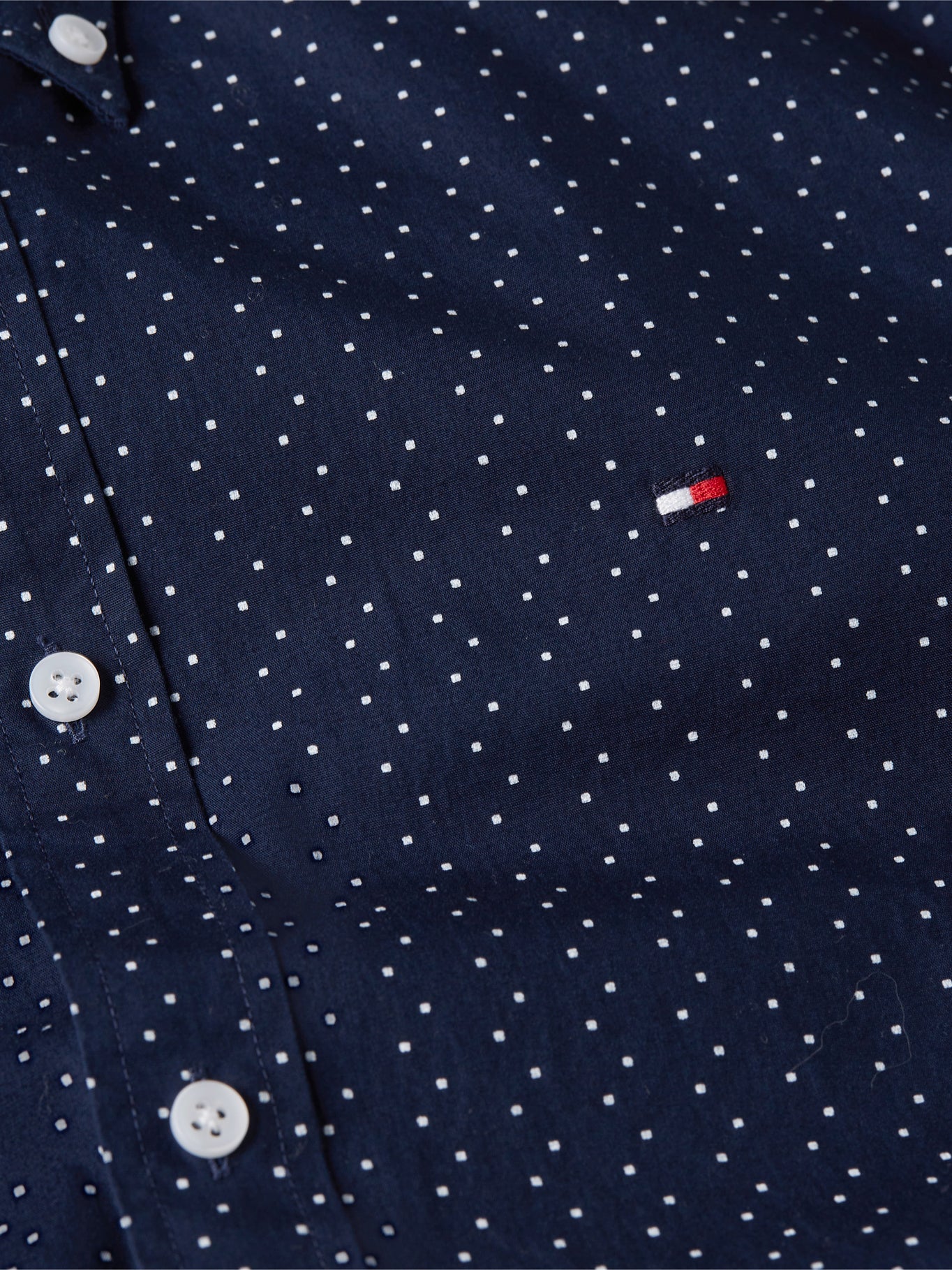 TWO TONE DOT PRINT SHIRT
