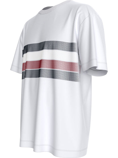 WHITE T-SHIRT WITH LOGO