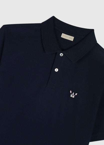 CLASSIC PIMA NAVY POLO
