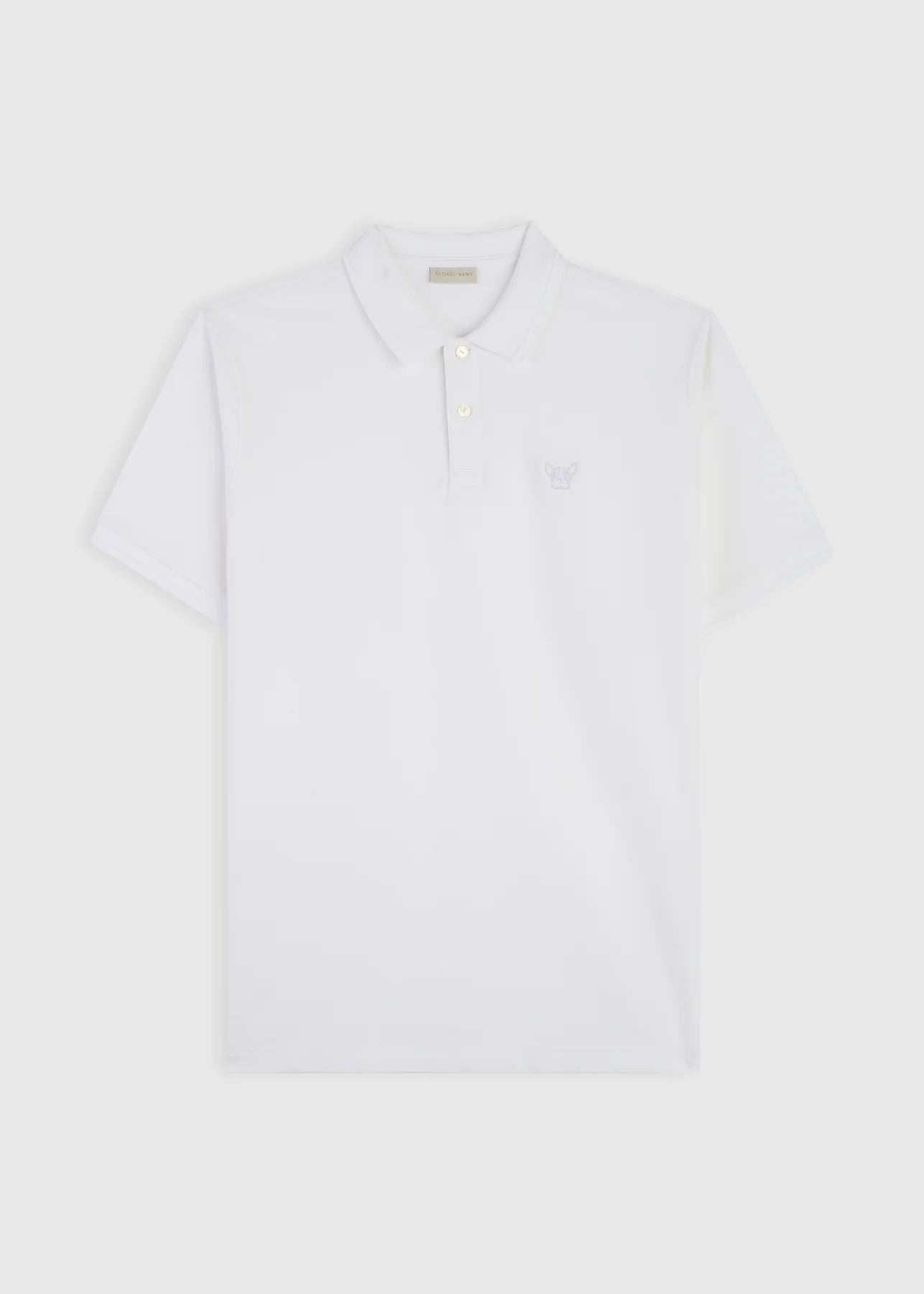 3D LOGO WHITE POLO