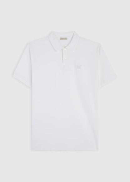 3D LOGO WHITE POLO