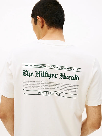 HILFIGER HERALD BLACK GRAPHIC TEE